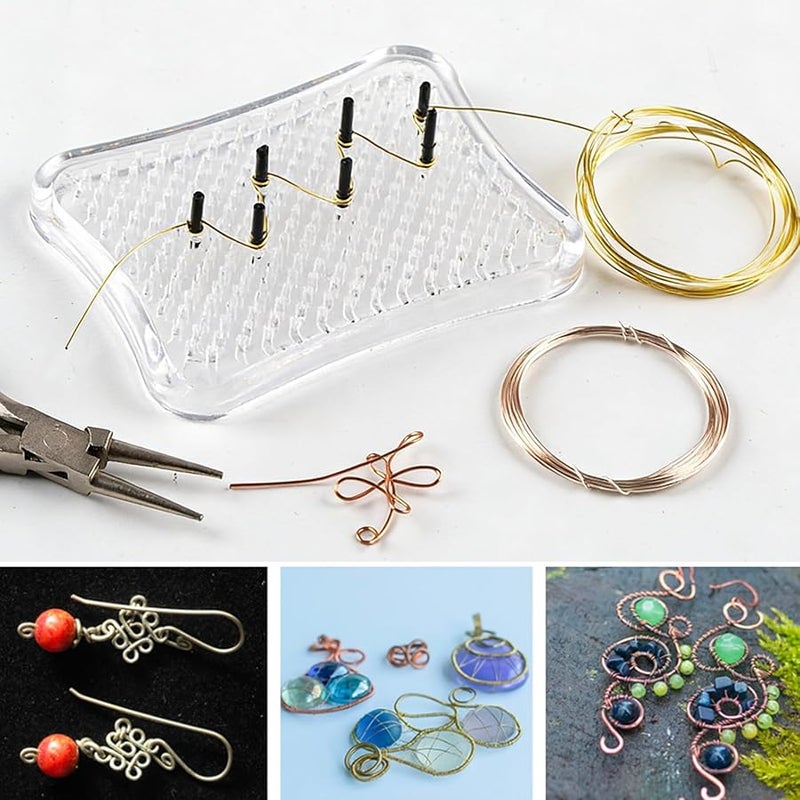 Multi Size Acrylic Wire Wrapping Jig For Jewelry Making Necklaces Earrings With Comfortable Grip - Image 4